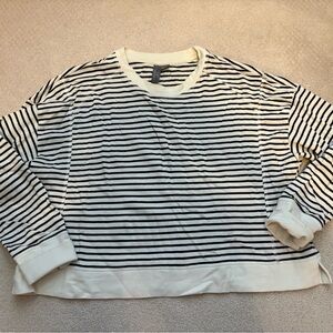 Sweaty Betty Striped Long Sleeve Top